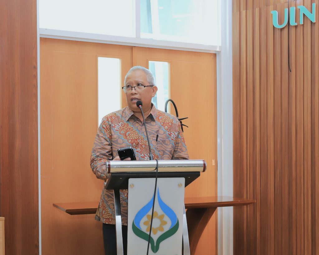 Kabag Umum UIN Antasari Masri, M.Pd. saat menyampaikan laporan (Foto:Humas)