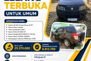 Lelang Terbuka UIN Antasari Tahun 2026 untuk Grand Vitara. Lelang Terbuka UIN Antasari Tahun 2026 untuk Grand Vitara.