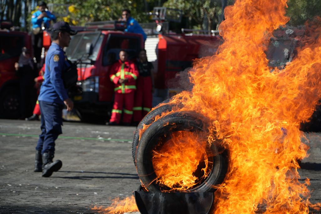 Simulasi karhutla (Foto:Humas/Neco EP)