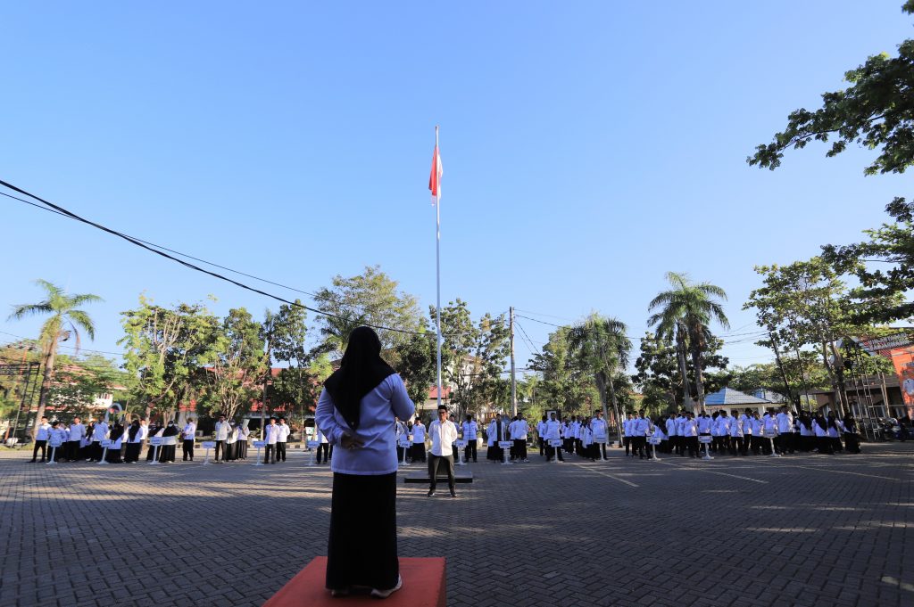 Suasana apel (Foto:Humas/Rudy Hr)