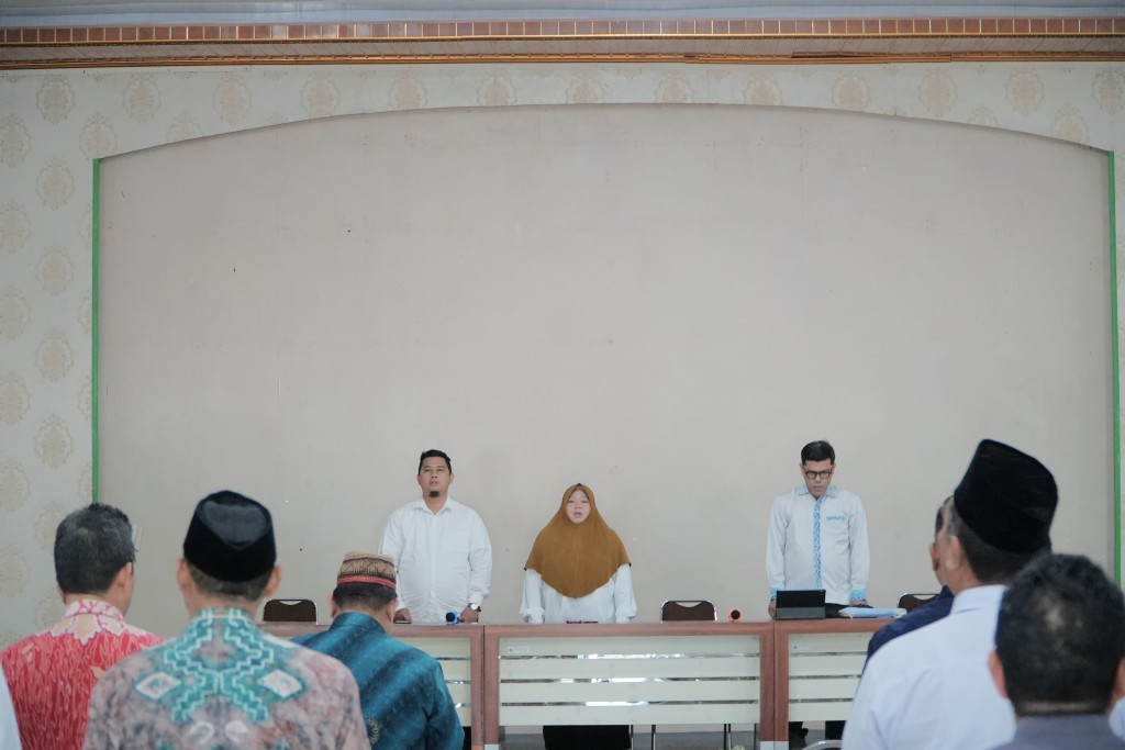 Suasana pembukaan acara.