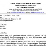 Thumbnail Pengumuman Pendaftaran Wisuda Agustus 2026