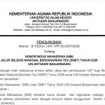 Untuk Cover Thumbnail Pengumuman NIM SNBT 2026