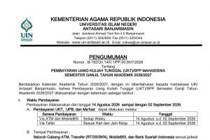 Untuk cover pengumuman pembayaran UKT Semester Ganjil 2026