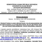 untuk thumbnail pengumuman daftar ulang umptkin 2026
