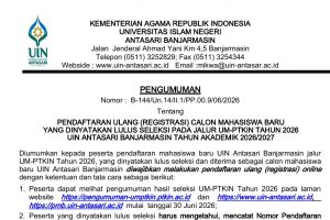 untuk thumbnail pengumuman daftar ulang umptkin 2026