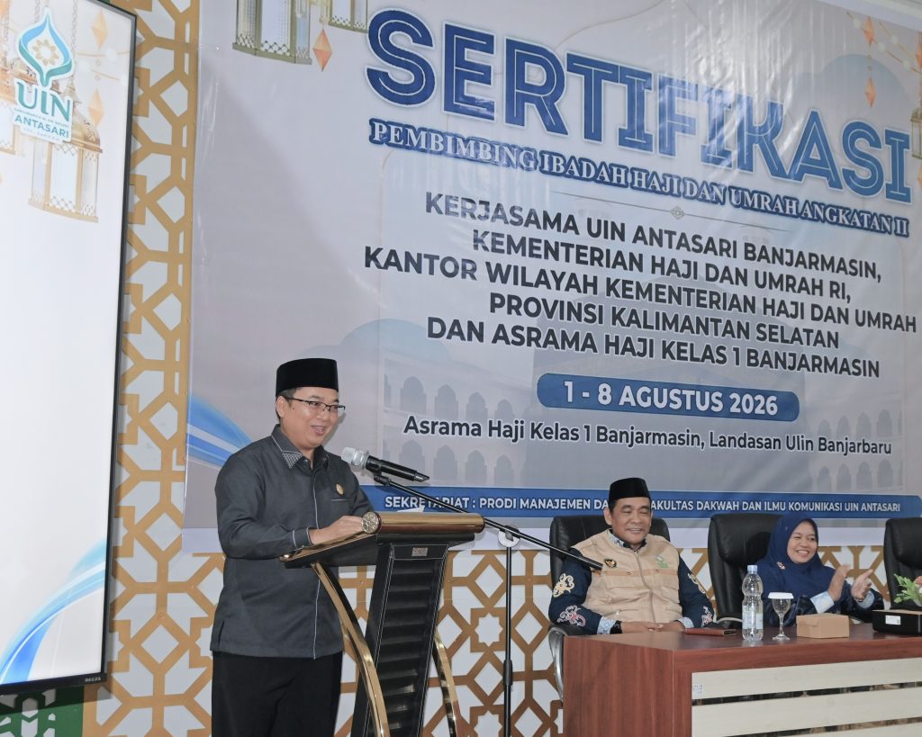 Dr. H. Eddy Khairani Z., S.Ag., M.Pd.I. saat memberikan sambutan.