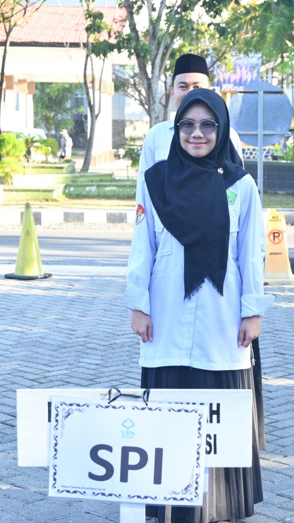 Peserta saat ceria mengikuti apel.