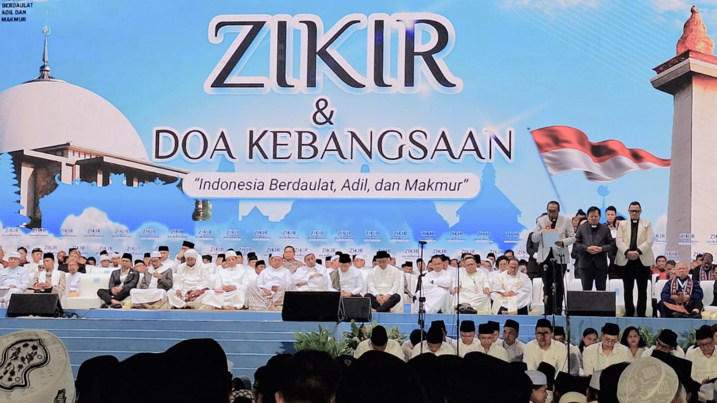 Suasana Zikir dan Doa Kebangsaan 2026 (Foto:Dok. Karo AUPKK)