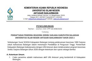 Untuk kaver pengumuman beasiswa balangan 2 2026. Untuk kaver pengumuman beasiswa balangan 2 2026.