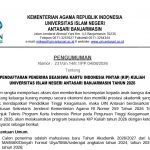Untuk thumbnail pengumuman pendaftaran KIP-K 2026 UIN Antasari