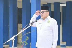 Dr. H. Zainal Ilmi, S.Ag., M.Pd.I. saat menjadi pembina apel, Senin (28092026) Dr. H. Zainal Ilmi, S.Ag., M.Pd.I. saat menjadi pembina apel, Senin (28092026)