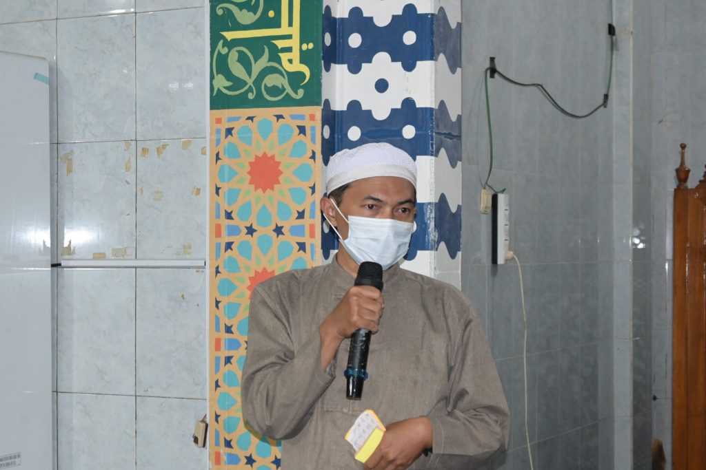 H. Muhammad Syamsudin Noor, M.A. saat menyampaikan laporan.