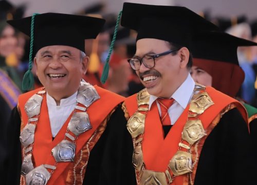 Kebersamaan Prof. Dr. H. A. Abdul Hafiz Anshary AZ., M.A. dengan Prof. Dr. H. Mujiburrahman, M.A.