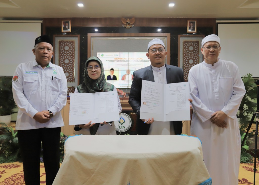 Penandatangan MoU dengan Tarekat Idrisiyyah.