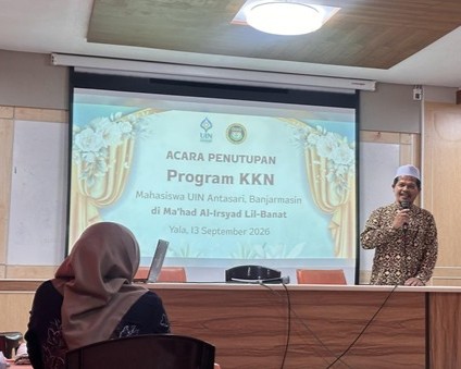 Sambutan Ketua Bagian Pelajaran Agama Ust. Suhaimi.