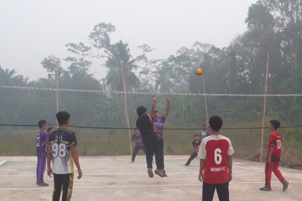 Serunya turnamen voli.
