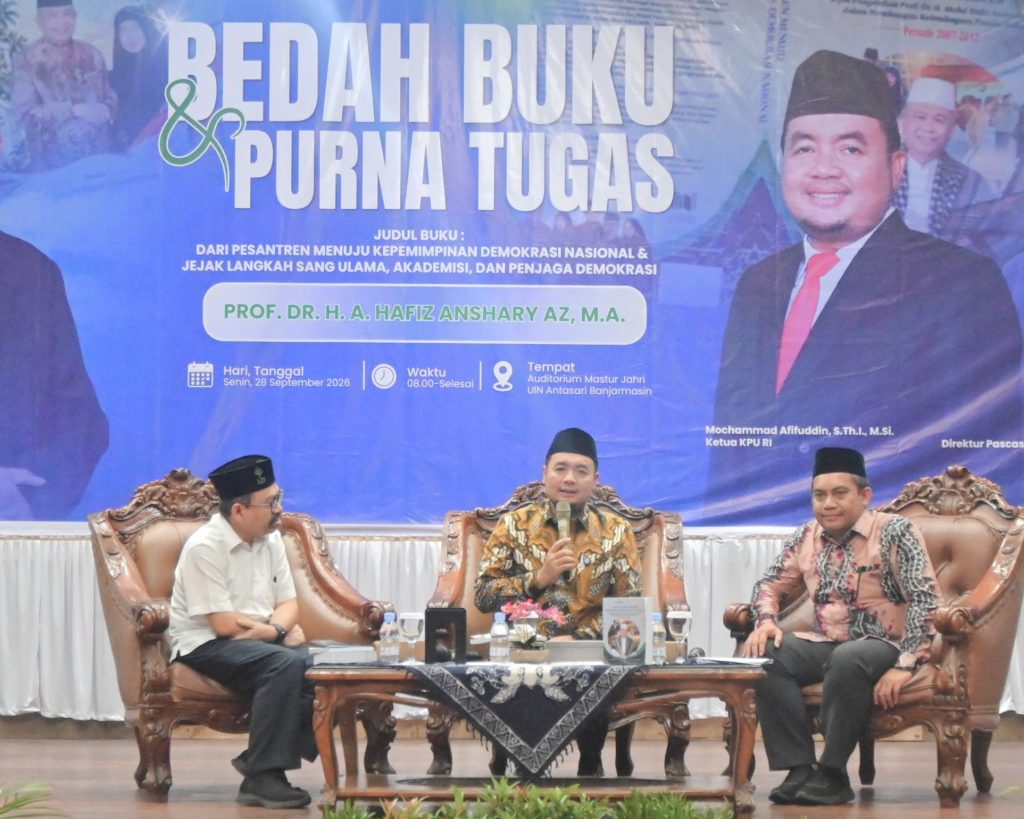 Sesi bedah buku.