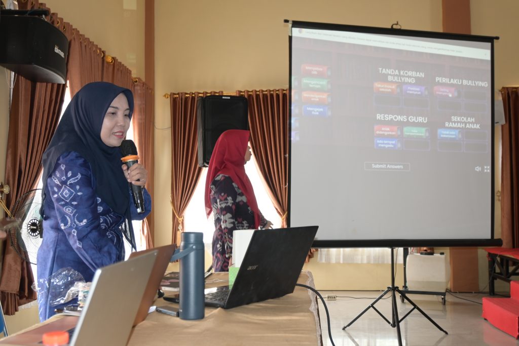 Simulasi penanganan perundungan.