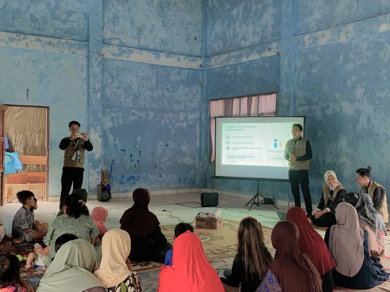 Suasana penyampaian materi.
