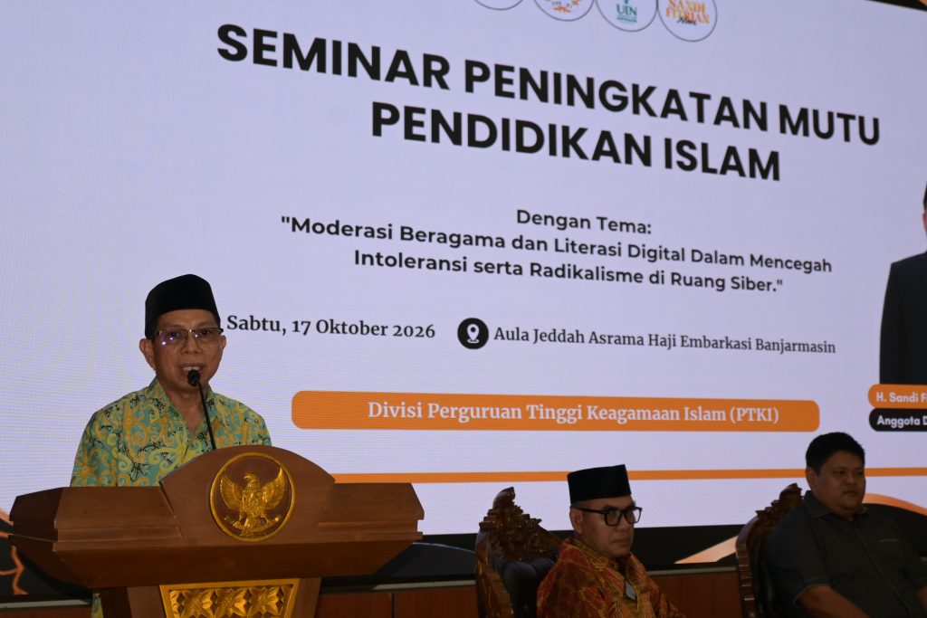 Dr. H. Hamdan, M.Pd. saat memberikan sambutan.
