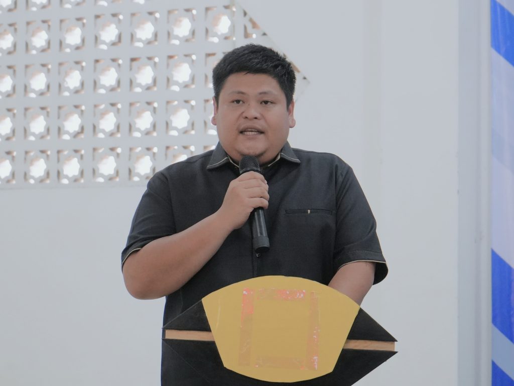 H. Sandi Fitrian Noor, S.T., M.M. saat menjadi pembicara utama.