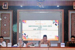 Ketua Tim Audit saat menyampaikan arahan.