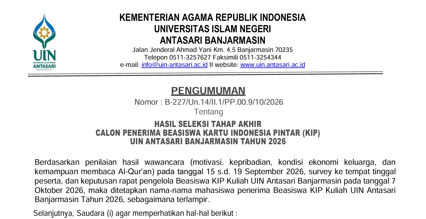 Kover pengumuman KIP Oktober 2026