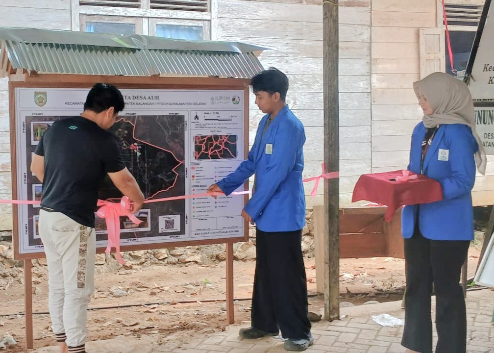 Peresmian Peta Desa Auh.