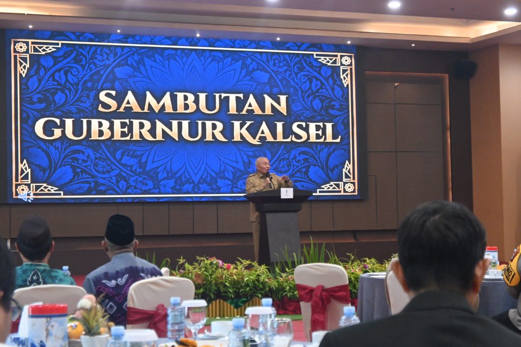 Sambutan Gubernur Kalsel.