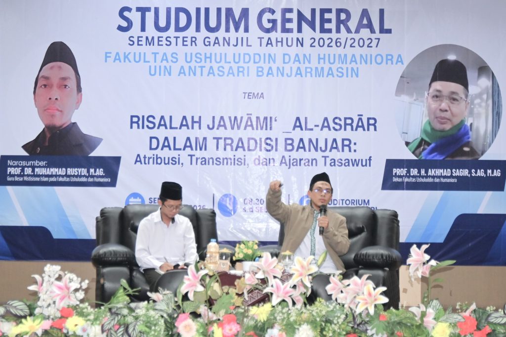 Suasana kuliah umum.