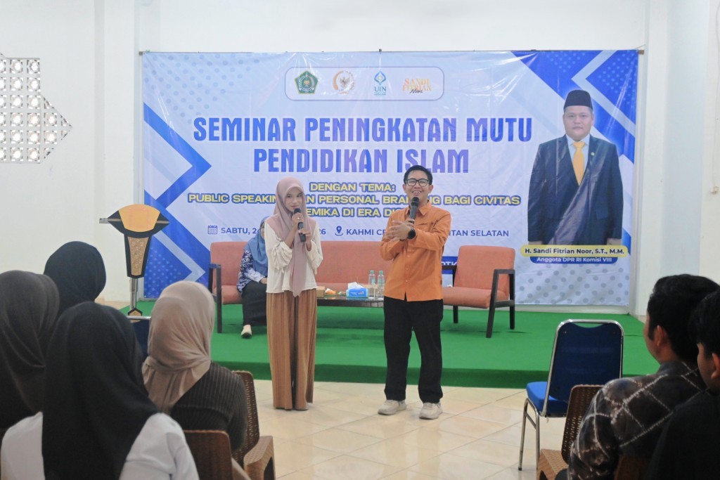 Suasana pemberian materi.