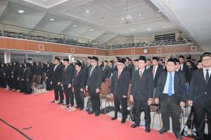 Suasana pengukuhan. Suasana pengukuhan.