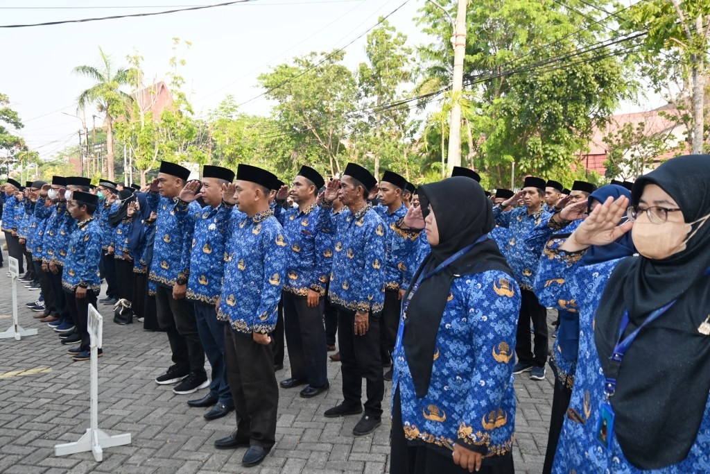 Upacara Hari Kesaktian Pancasila 2026 di UIN Antasari.